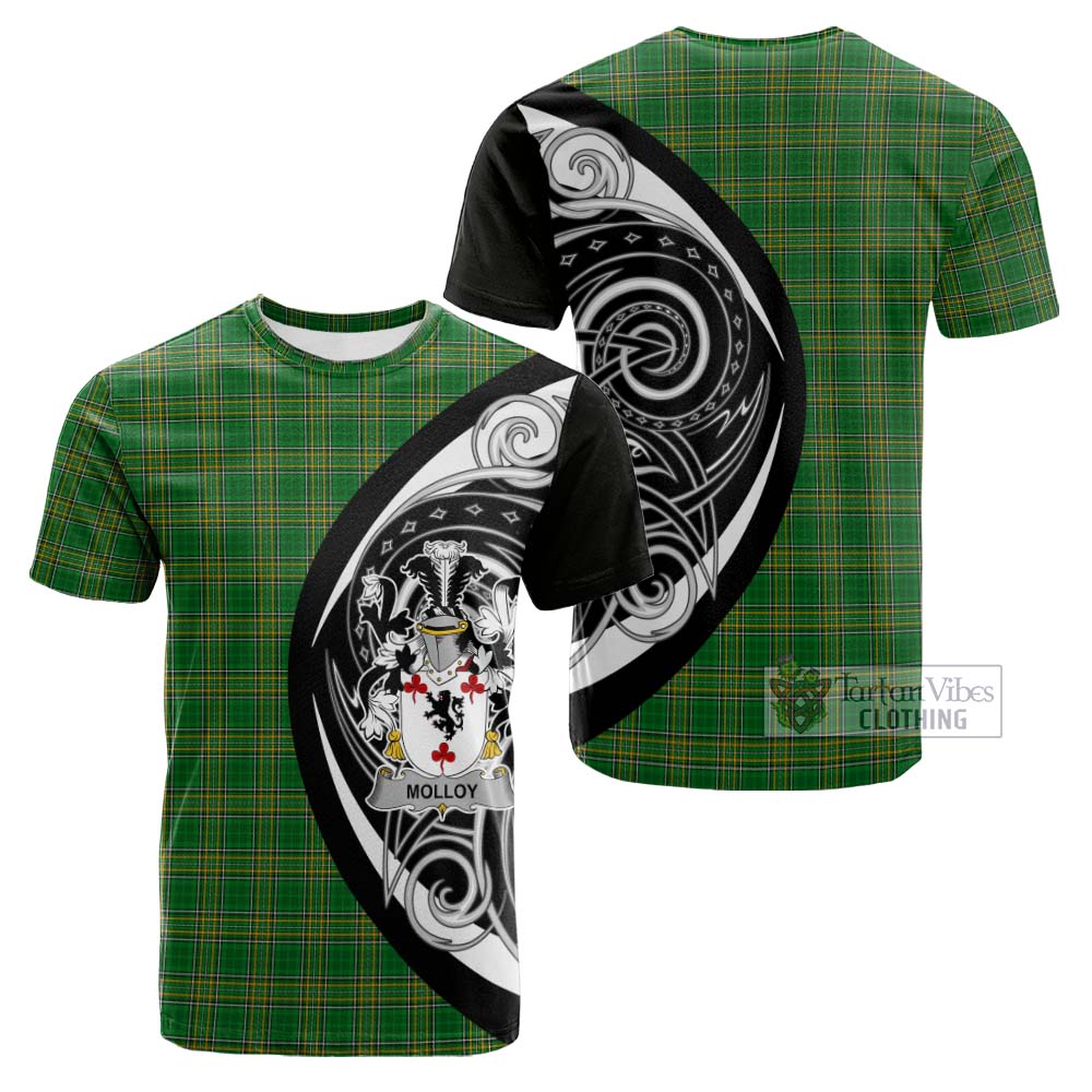 Molloy Irish Clan Cotton T-shirt Celtic Circle Style - Tartan Vibes Clothing