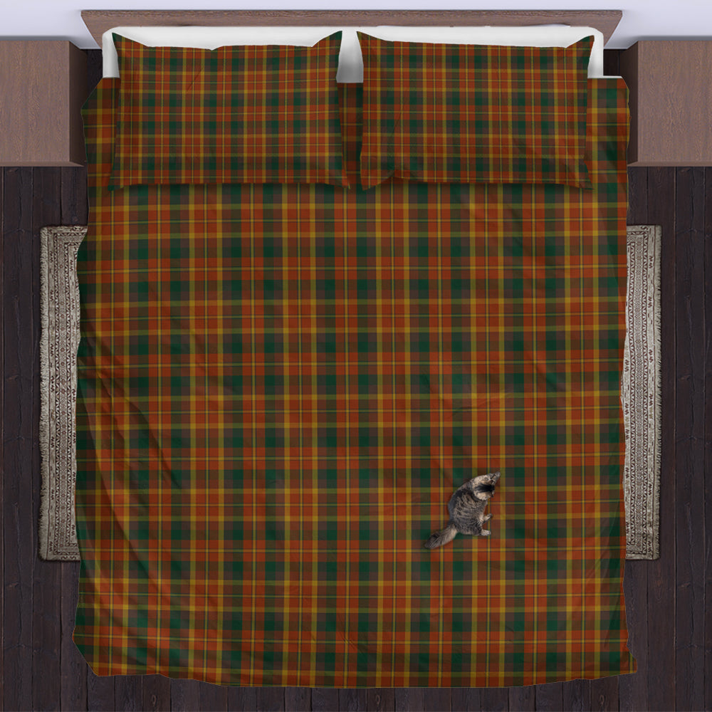 Monaghan County Ireland Tartan Bedding Set UK Bedding Set - Tartan Vibes Clothing