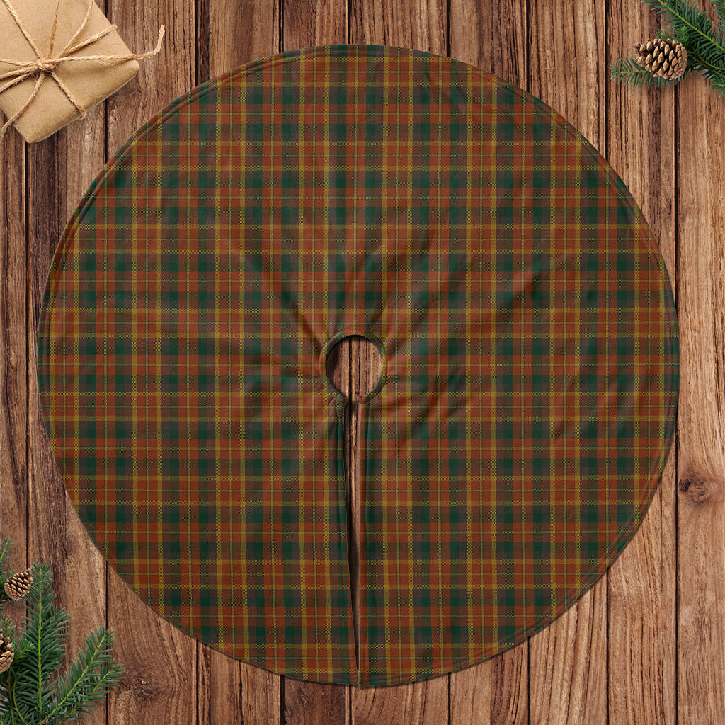 Monaghan County Ireland Tartan Christmas Tree Skirt - Tartanvibesclothing