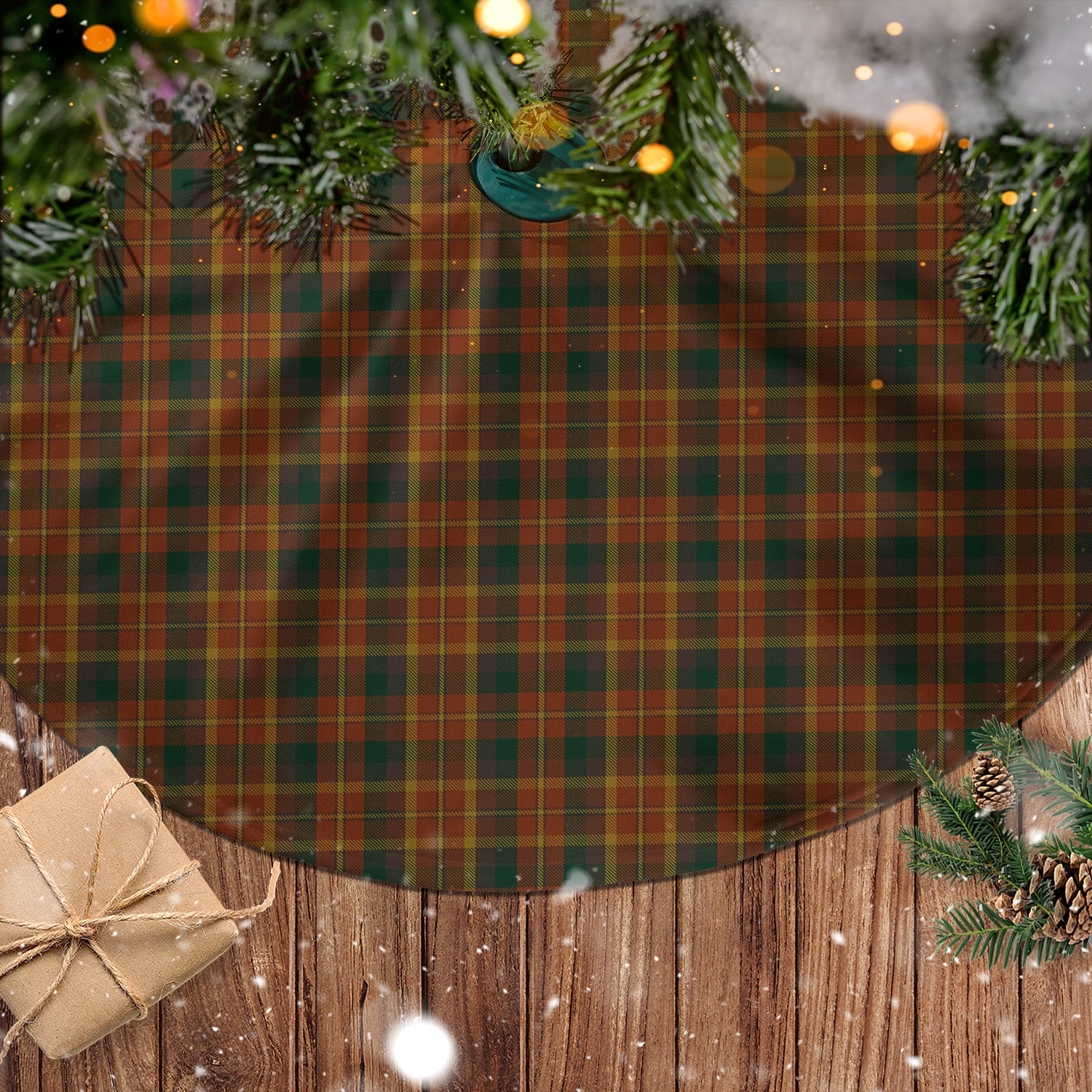Monaghan County Ireland Tartan Christmas Tree Skirt - Tartan Vibes Clothing