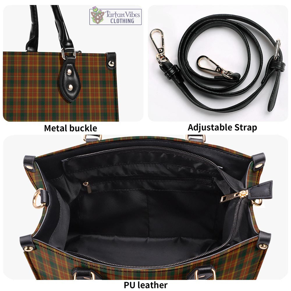 Tartan Vibes Clothing Monaghan County Ireland Tartan Luxury Leather Handbags