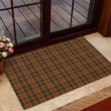 Monaghan County Ireland Tartan Rubber Doormat