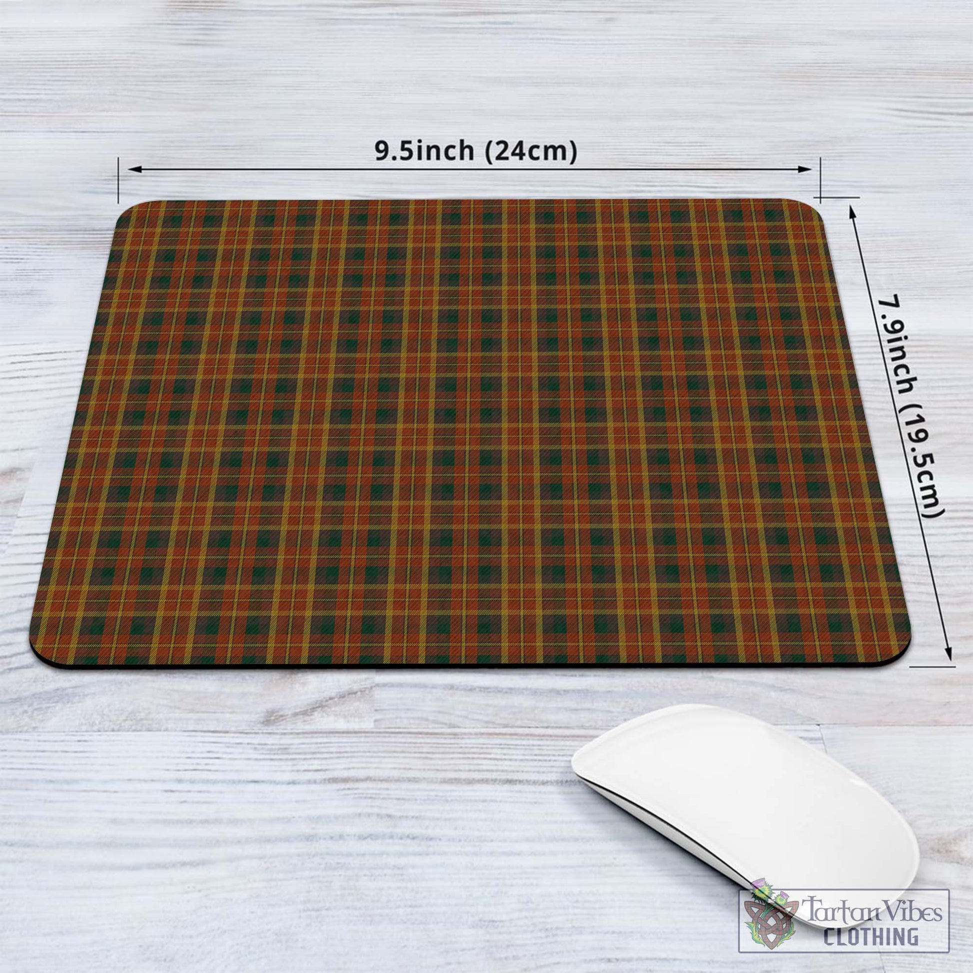 Tartan Vibes Clothing Monaghan County Ireland Tartan Mouse Pad