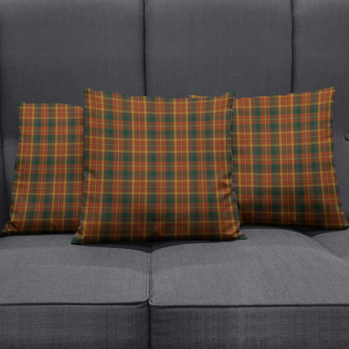 Monaghan County Ireland Tartan Pillow Cover - Tartan Vibes Clothing