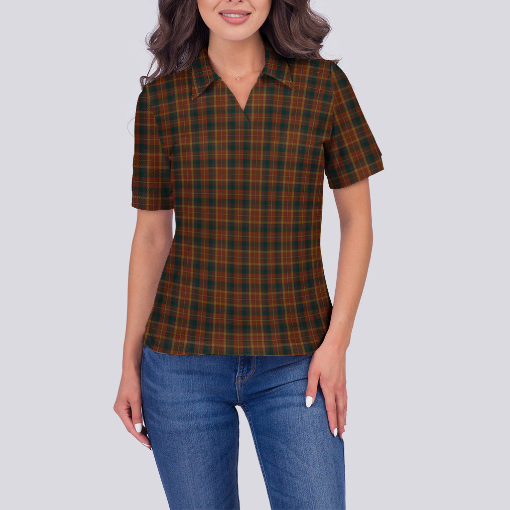 monaghan-county-ireland-tartan-polo-shirt-for-women