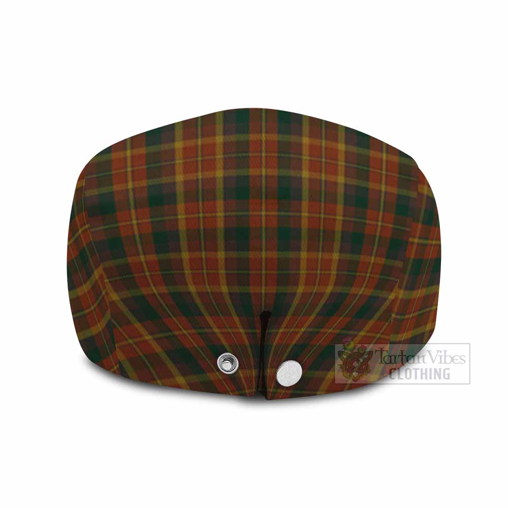 Monaghan County Ireland Tartan Jeff Cap, Tartan Flat Cap