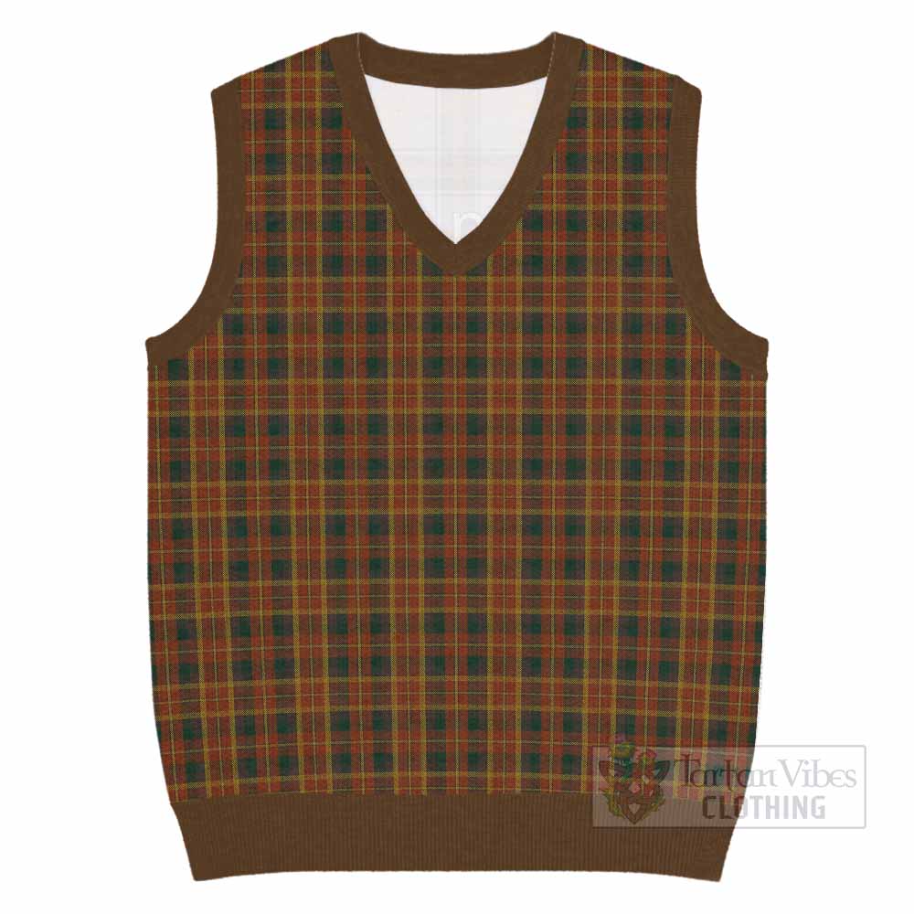 Monaghan County Ireland Tartan Knitted V-Neck Vest - Tartan Vibes Clothing