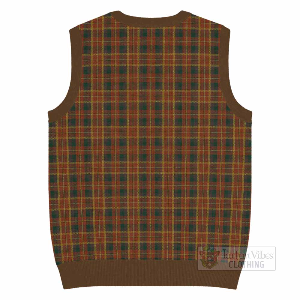 Monaghan County Ireland Tartan Knitted V-Neck Vest - Tartan Vibes Clothing