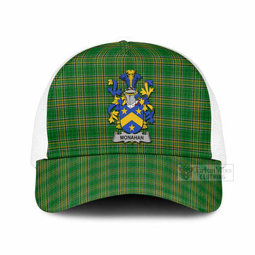 Monahan Irish Coat of Arms Tartan Mesh Trucker Cap