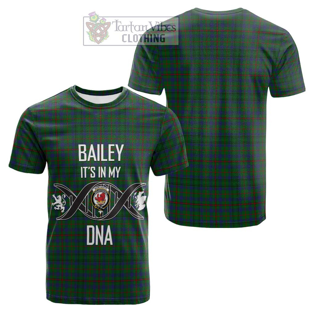 Tartan Vibes Clothing Moncreiffe of Atholl Tartan Cotton T-shirt with Family Crest DNA In Me Style
