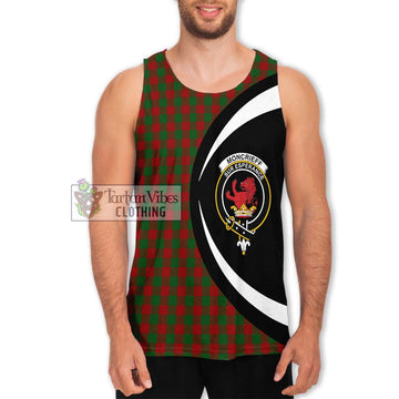 Moncrieff (Moncreiffe) Tartan Men's Tank Top with Family Crest Circle Style Men - Tartan Vibes Clothing