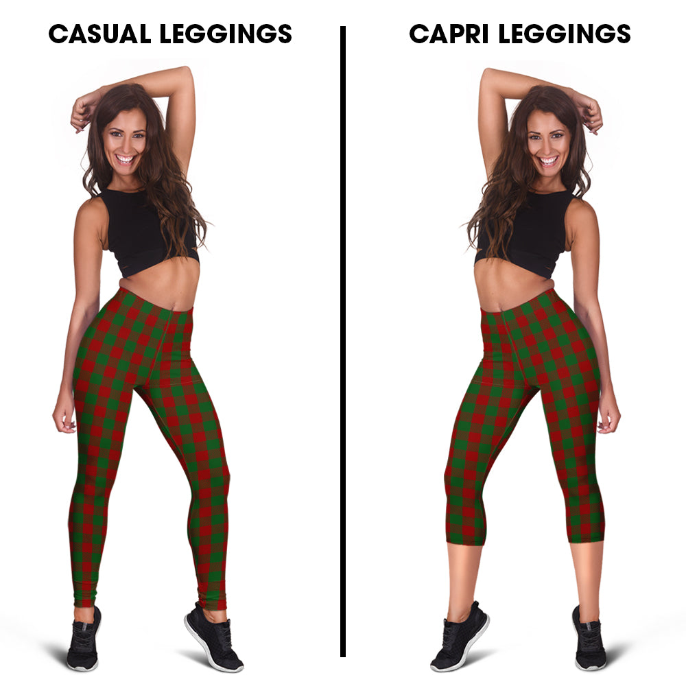Moncrieff (Moncreiffe) Tartan Womens Leggings Capri Leggings - Tartan Vibes Clothing