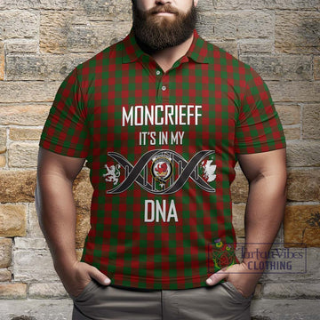 Moncrieff (Moncreiffe) Tartan Polo Shirt with Family Crest DNA In Me Style Kid - Tartan Vibes Clothing