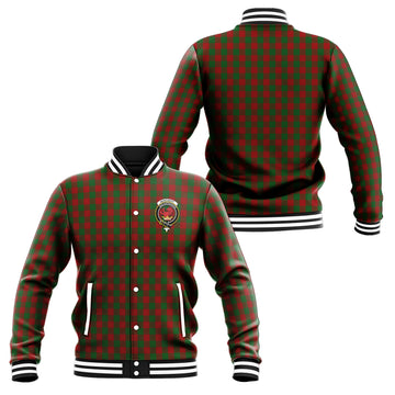 Moncrieff Tartan Baseball Jacket with Family Crest