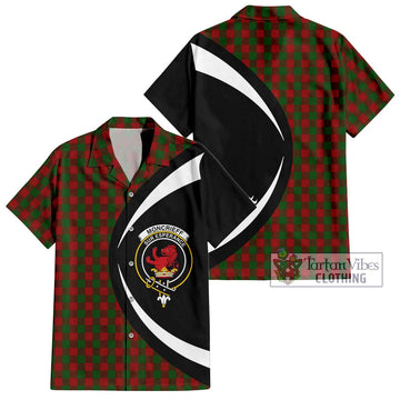 Moncrieff (Moncreiffe) Tartan Hawaiian Shirt with Family Crest Circle Style Kid - Tartan Vibes Clothing