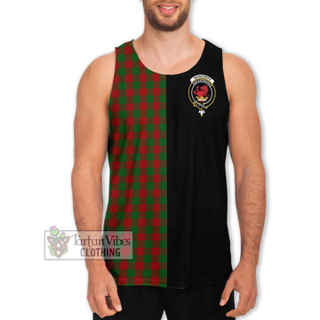 Moncrieff (Moncreiffe) Tartan Men's Tank Top with Family Crest and Half Of Me Style Men - Tartan Vibes Clothing