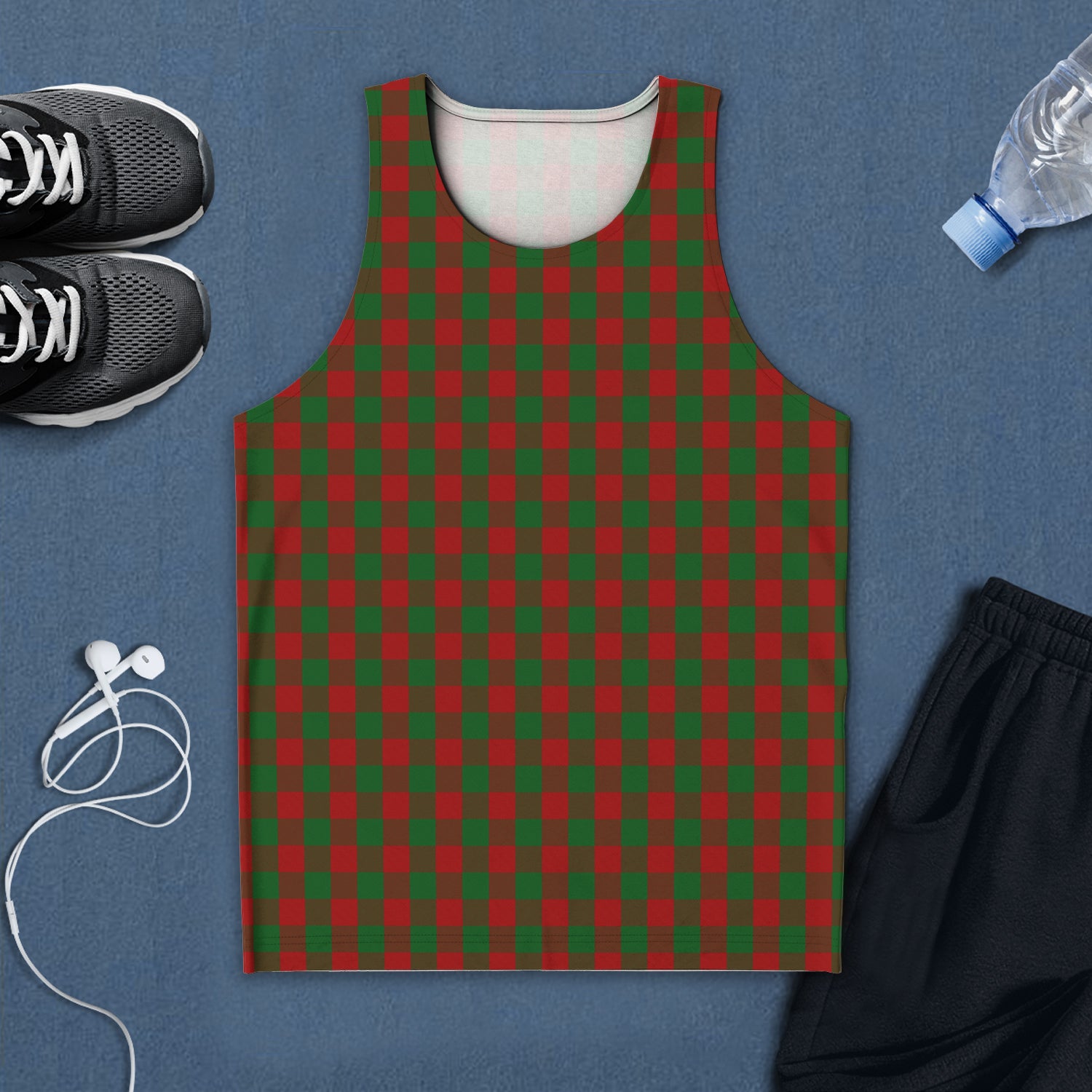 Moncrieff (Moncreiffe) Tartan Mens Tank Top 5XL - Tartan Vibes Clothing