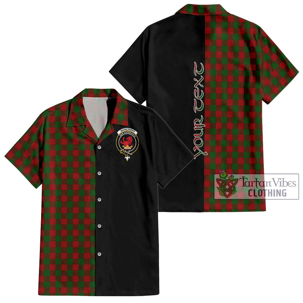Moncrieff (Moncreiffe) Tartan Hawaiian Shirt with Family Crest and Half Of Me Style Kid - Tartan Vibes Clothing