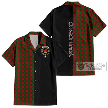 Moncrieff (Moncreiffe) Tartan Hawaiian Shirt with Family Crest and Half Of Me Style Kid - Tartan Vibes Clothing