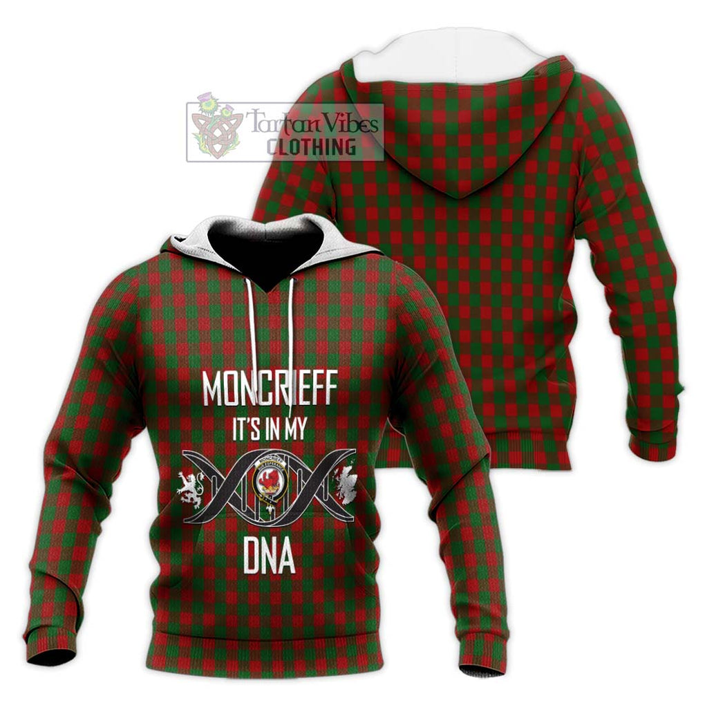 Moncrieff (Moncreiffe) Tartan Knitted Hoodie with Family Crest DNA In Me Style Unisex Knitted Pullover Hoodie - Tartan Vibes Clothing