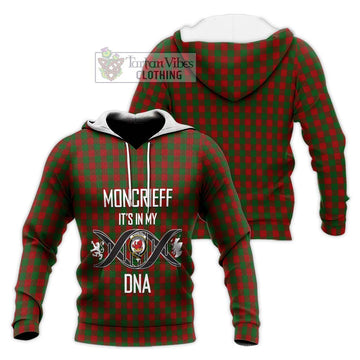 Moncrieff (Moncreiffe) Tartan Knitted Hoodie with Family Crest DNA In Me Style Unisex Knitted Pullover Hoodie - Tartan Vibes Clothing