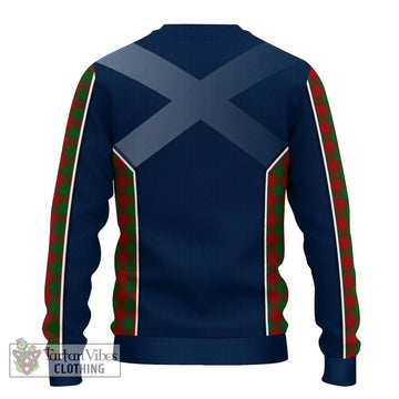 Moncrieff (Moncreiffe) Tartan Ugly Sweater with Family Crest and Lion Rampant Vibes Sport Style - Tartan Vibes Clothing