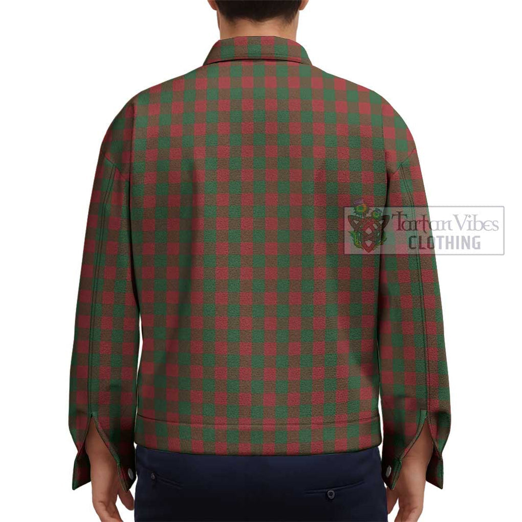 Moncrieff (Moncreiffe) Tartan Unisex Lapel Cotton Jacket - Tartan Vibes Clothing