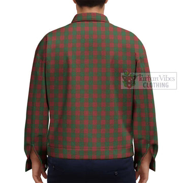 Moncrieff (Moncreiffe) Tartan Unisex Lapel Cotton Jacket - Tartan Vibes Clothing