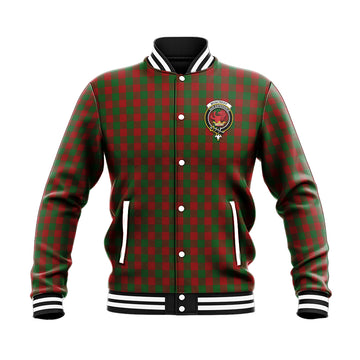 Moncrieff Tartan Baseball Jacket with Family Crest