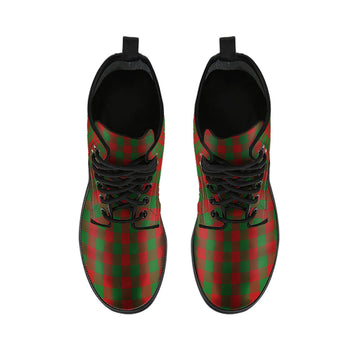 Moncrieff (Moncreiffe) Tartan Leather Boots