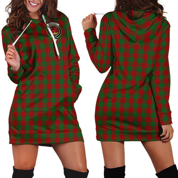 Moncrieff (Moncreiffe) Tartan Hoodie Dress with Family Crest
