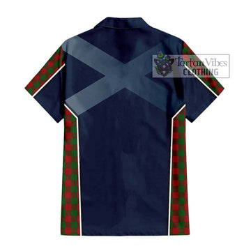 Moncrieff (Moncreiffe) Tartan Hawaiian Shirt with Family Crest and Lion Rampant Vibes Sport Style - Tartan Vibes Clothing