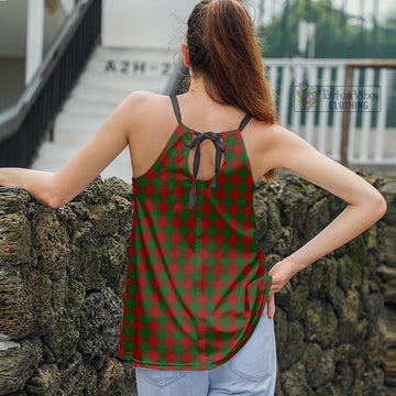 Moncrieff (Moncreiffe) Tartan Loose Halter Neck Camisole - Tartan Vibes Clothing