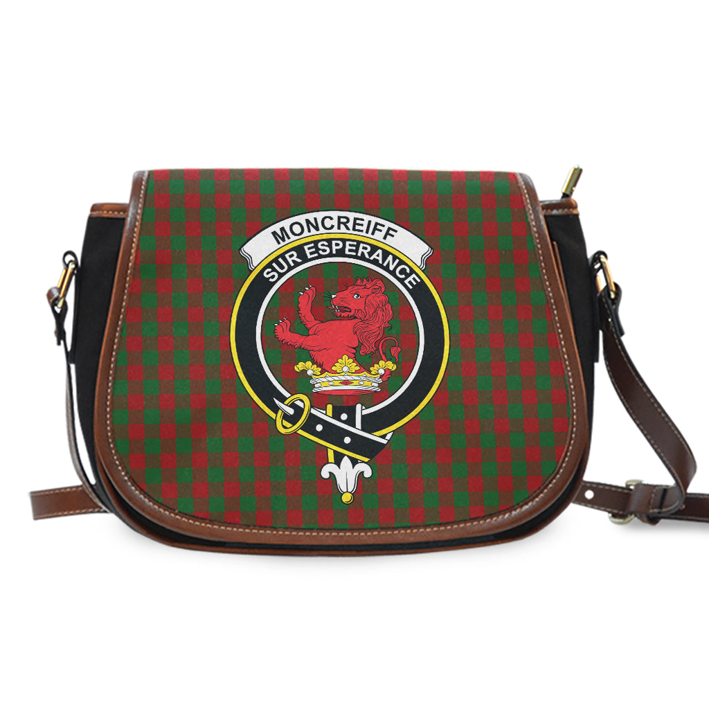 Moncrieff (Moncreiffe) Tartan Saddle Bag with Family Crest - Tartan Vibes Clothing