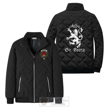 Moncrieff (Moncreiffe) Family Crest Padded Cotton Jacket Lion Rampant Alba Gu Brath Style - 2D-tartanvibesclothing