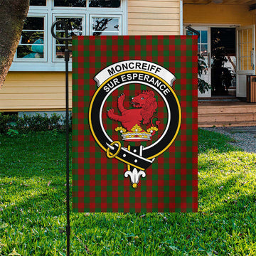 Moncrieff (Moncreiffe) Tartan Garden Flag with Family Crest