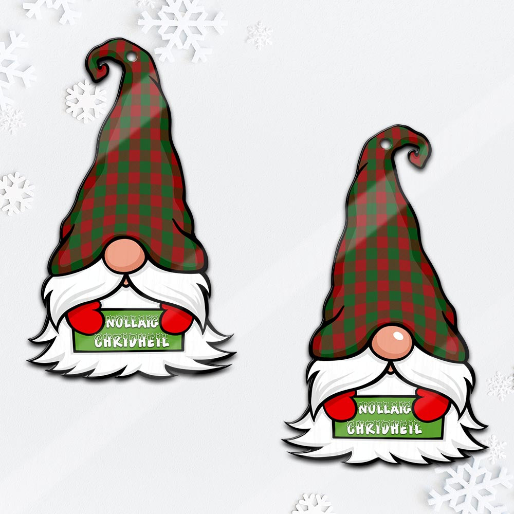 Moncrieff (Moncreiffe) Gnome Christmas Ornament with His Tartan Christmas Hat - Tartan Vibes Clothing