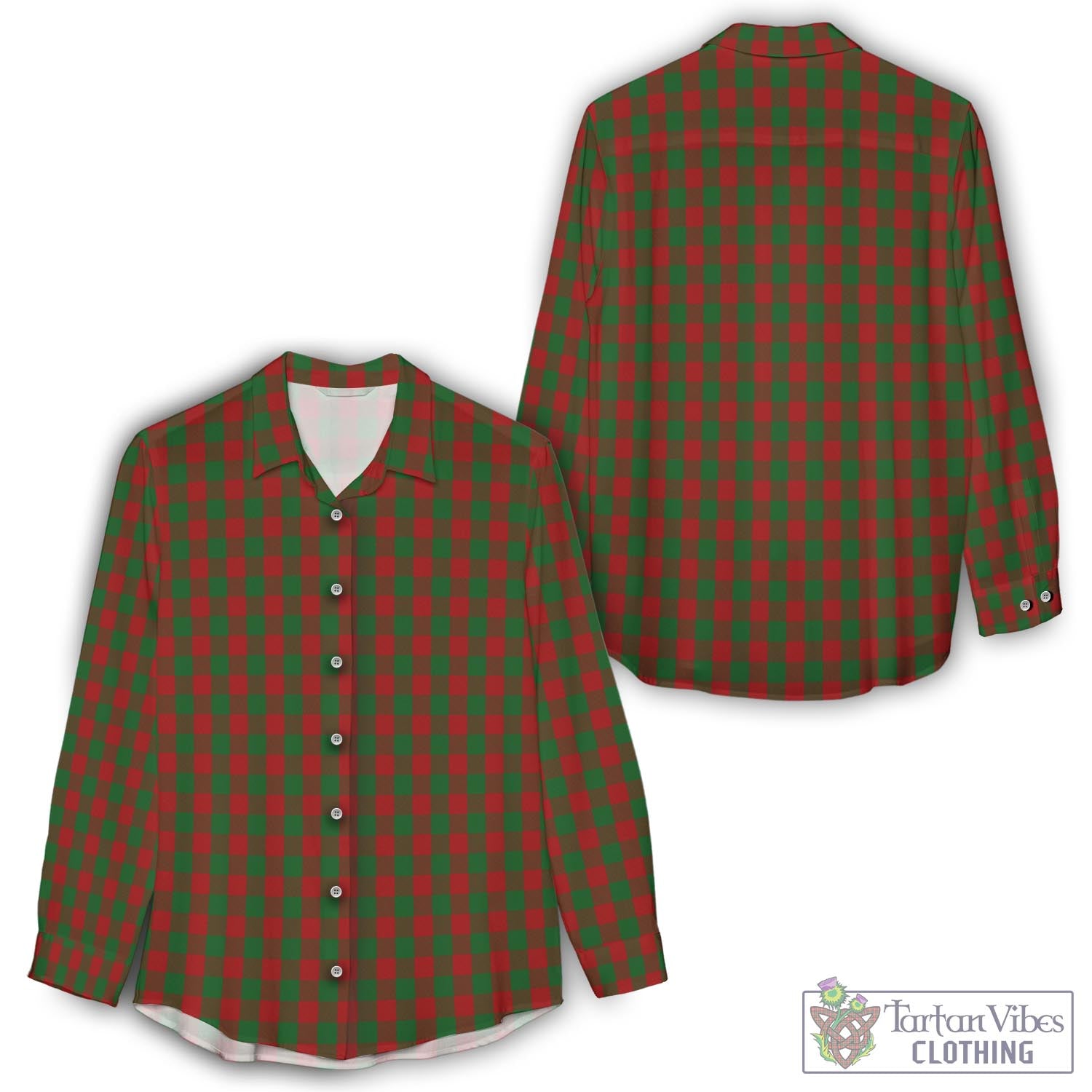 Moncrieff (Moncreiffe) Tartan Women's Casual Shirt - Tartan Vibes Clothing