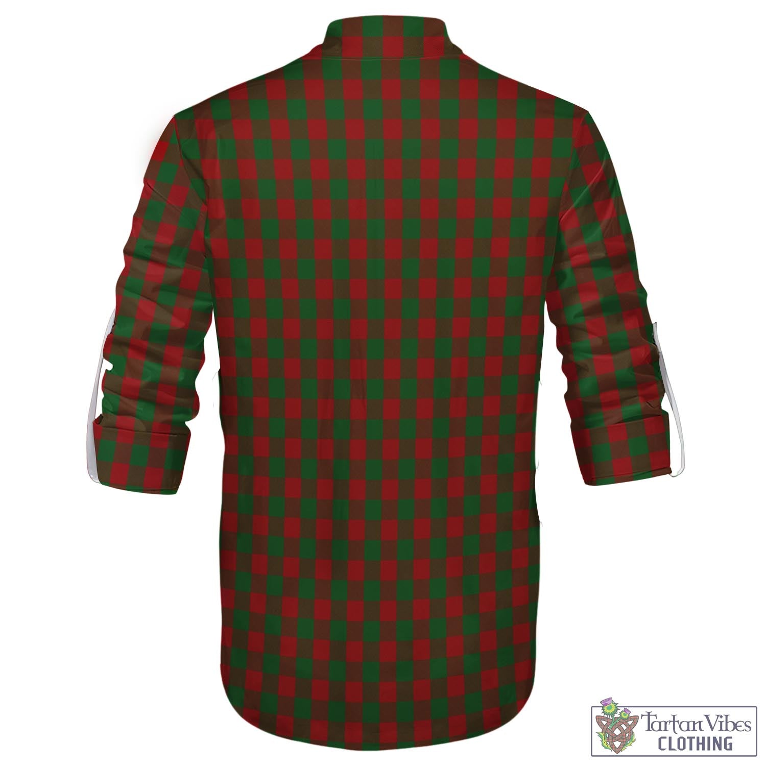 Tartan Vibes Clothing Moncrieff Tartan Men's Scottish Traditional Jacobite Ghillie Kilt Shirt