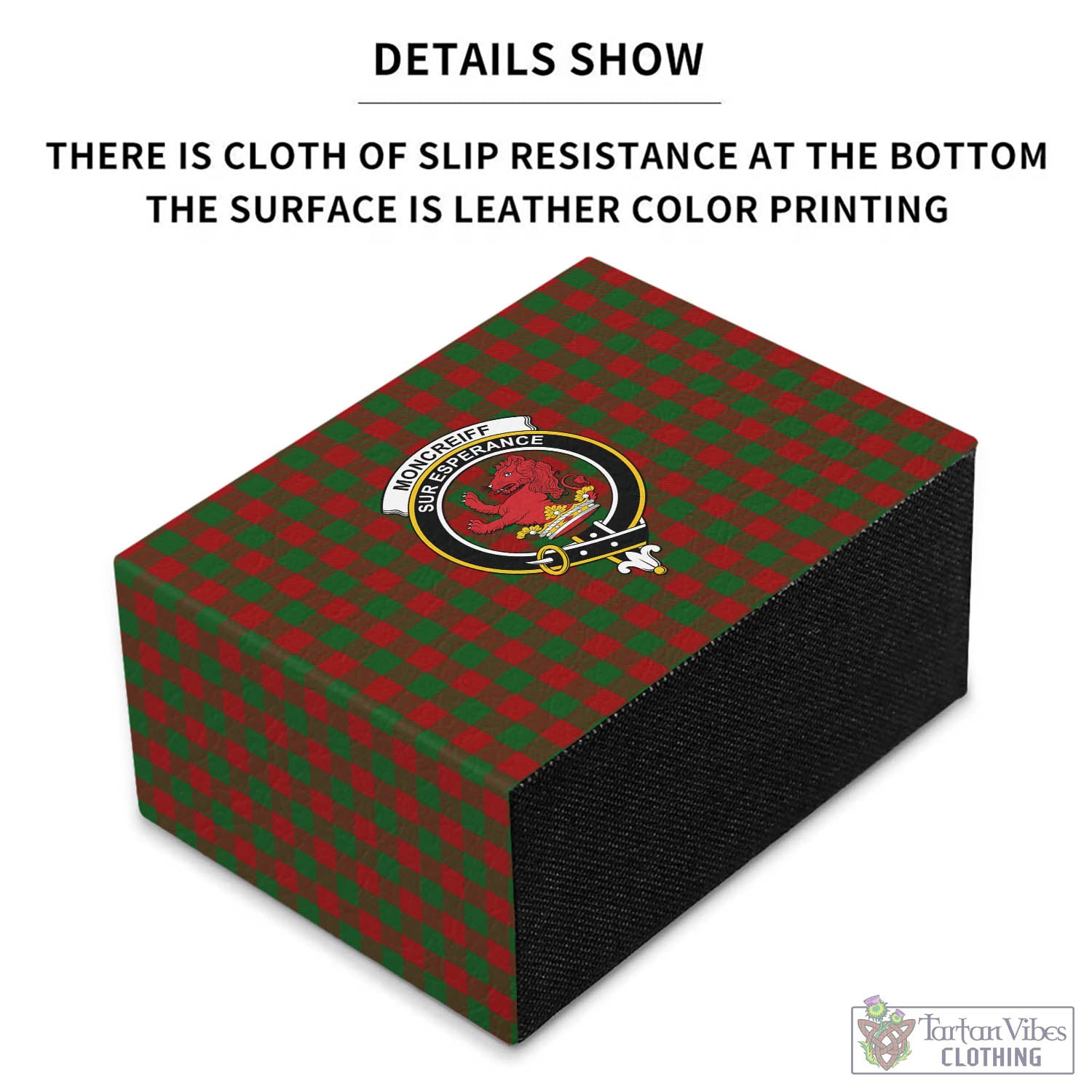 Moncrieff (Moncreiffe) Tartan Pen Holder with Family Crest - Tartan Vibes Clothing