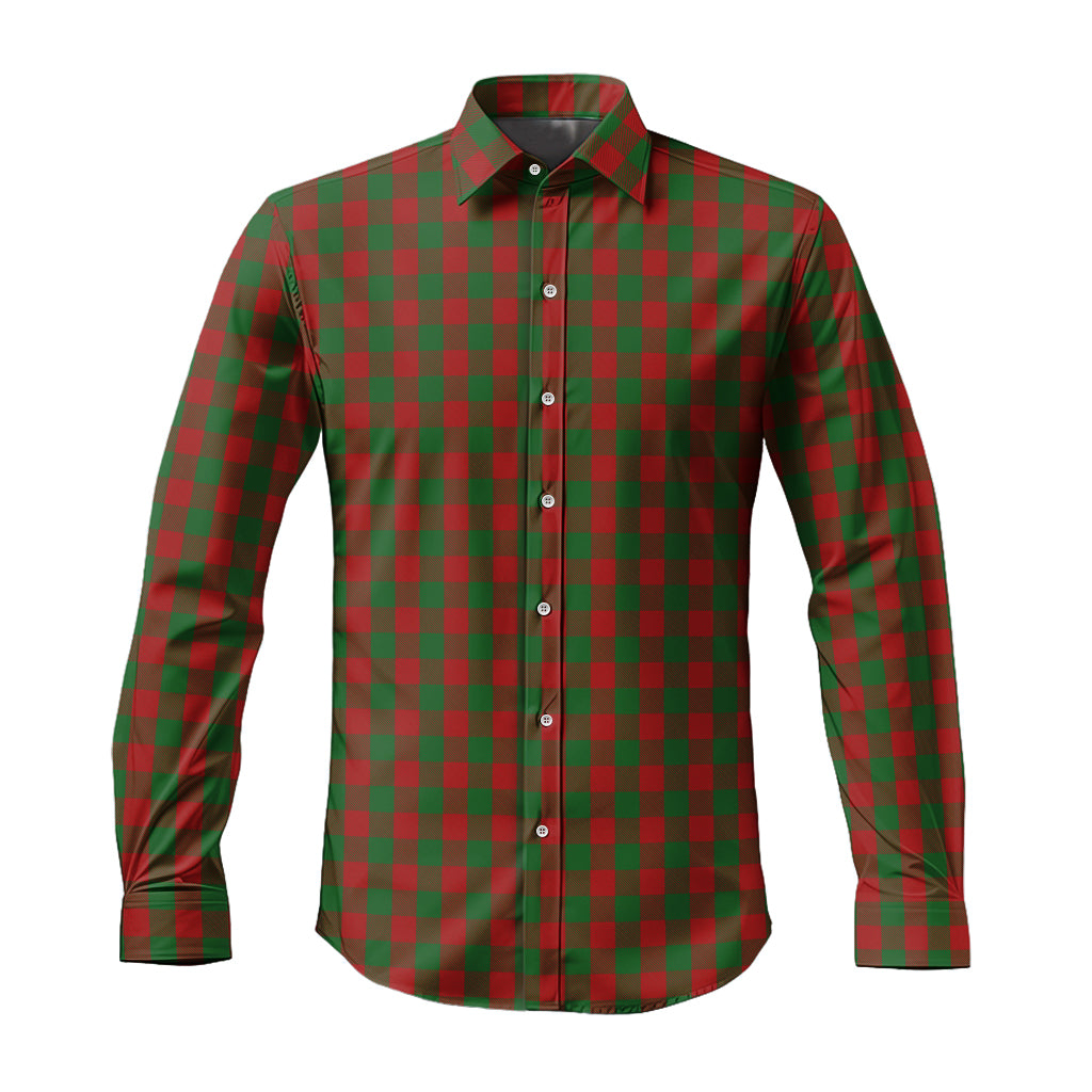 Moncrieff (Moncreiffe) Tartan Long Sleeve Button Up Shirt Men's Shirt - Tartan Vibes Clothing