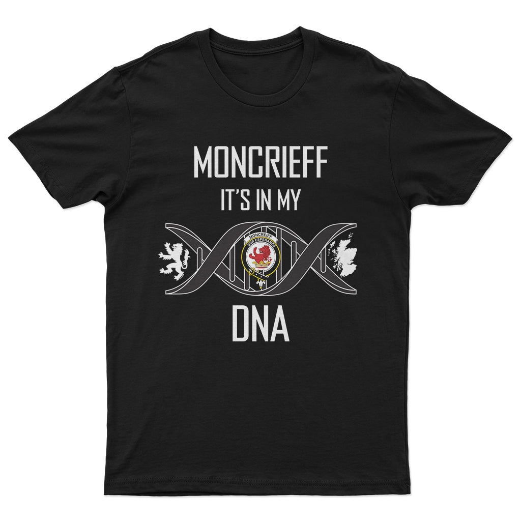 Moncrieff (Moncreiffe) Family Crest DNA In Me Mens Cotton T Shirt - 2D-tartanvibesclothing
