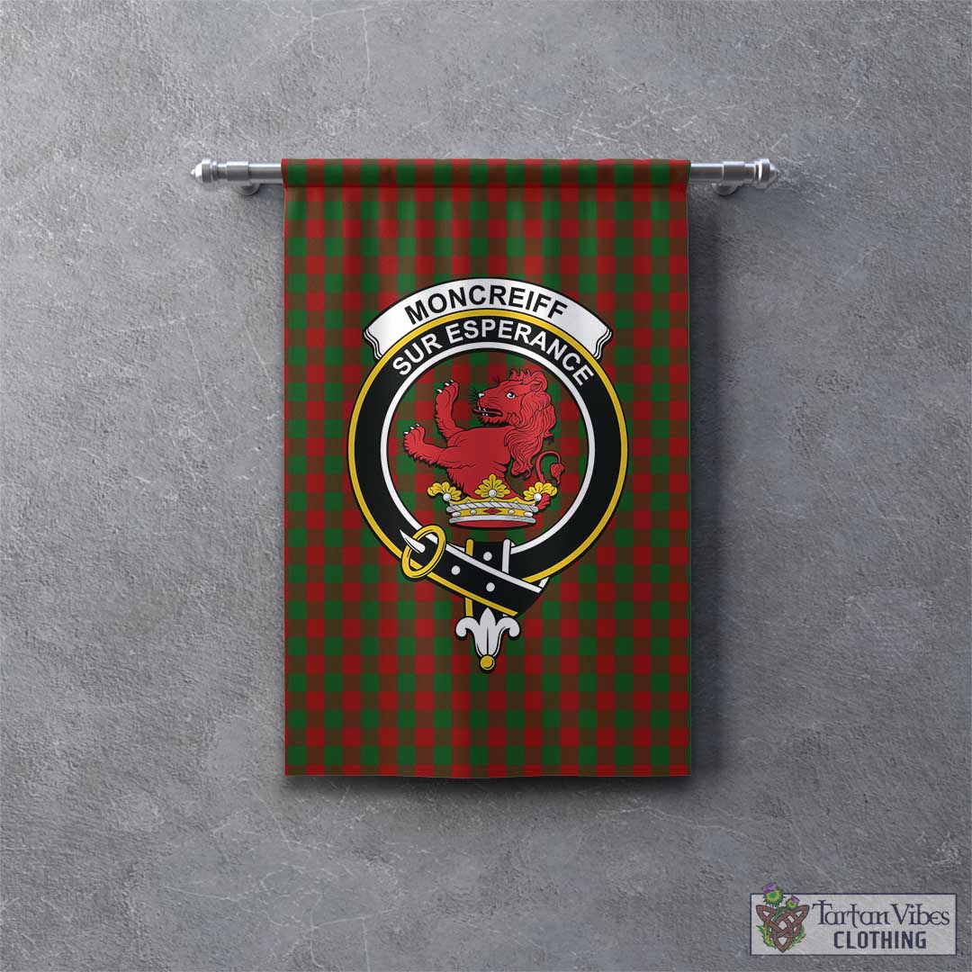 Moncrieff (Moncreiffe) Tartan Gonfalon, Tartan Banner with Family Crest - Tartan Vibes Clothing