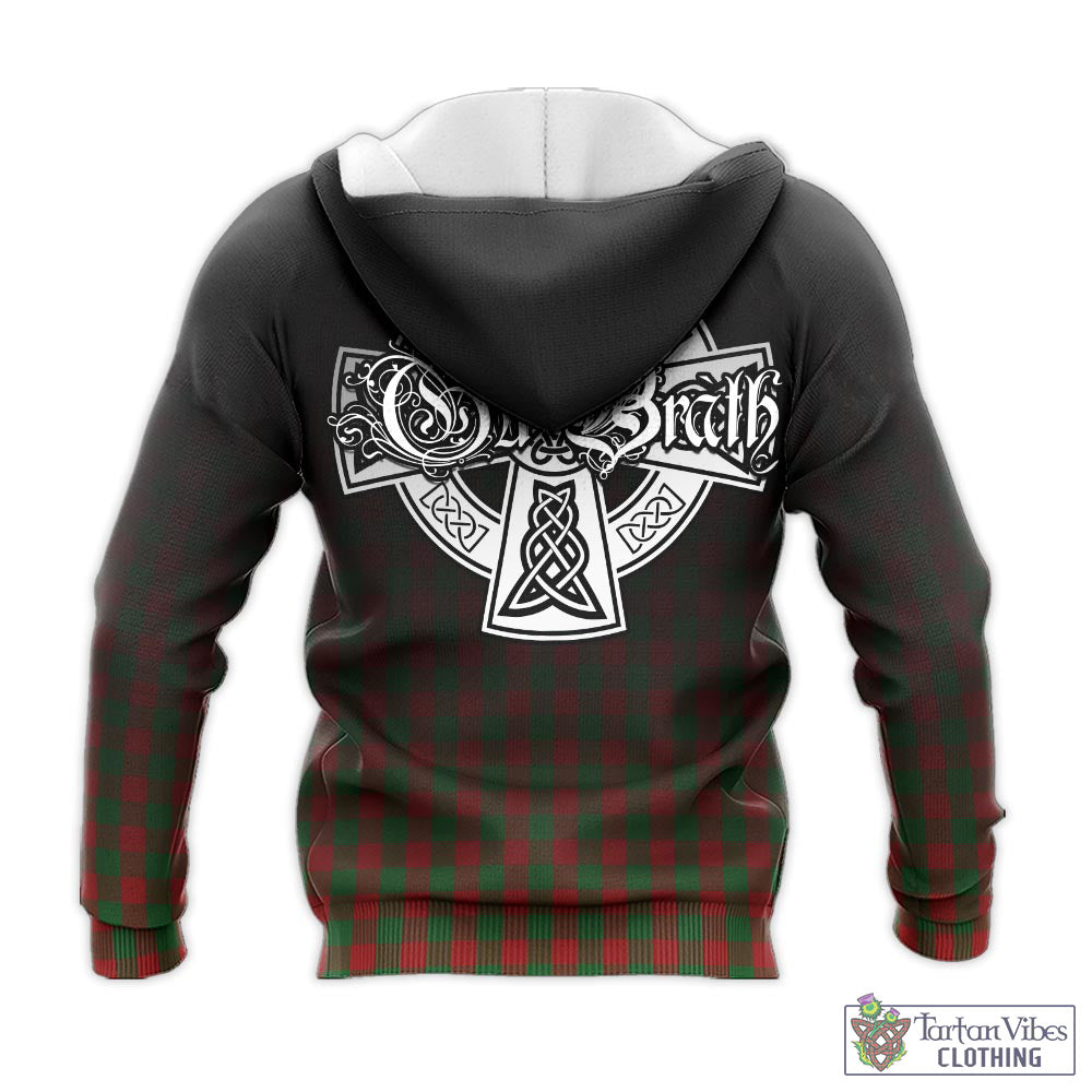 Moncrieff (Moncreiffe) Tartan Knitted Hoodie Featuring Alba Gu Brath Family Crest Celtic Inspired - Tartan Vibes Clothing