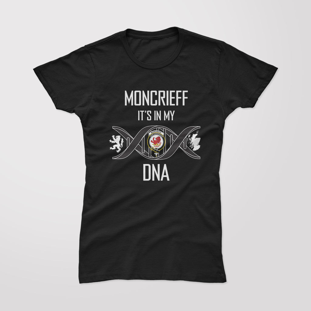 Moncrieff (Moncreiffe) Family Crest DNA In Me Womens Cotton T Shirt - 2D-tartanvibesclothing