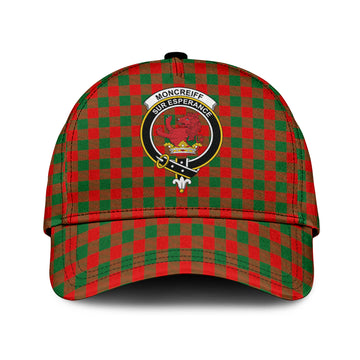 Moncrieff Modern Tartan Classic Cap with Family Crest