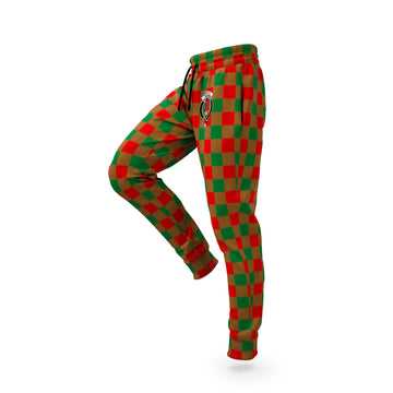 Moncrieff Modern Tartan Joggers Pants with Family Crest