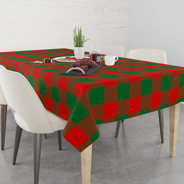 Moncrieff Modern Tatan Tablecloth with Family Crest