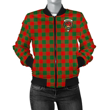 Moncrieff Modern Tartan Bomber Jacket with Family Crest