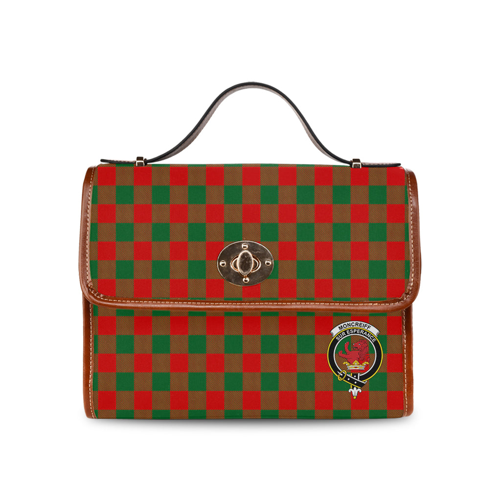 moncrieff-modern-tartan-leather-strap-waterproof-canvas-bag-with-family-crest